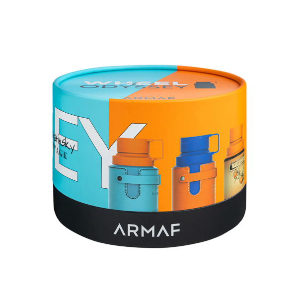 Armaf Wheel of Odyssey Mandarin Sky Collection Giftset 3 × 30 ml EDP – Mandarin Sky, Elixir & Vintage | 90 ml Duftset