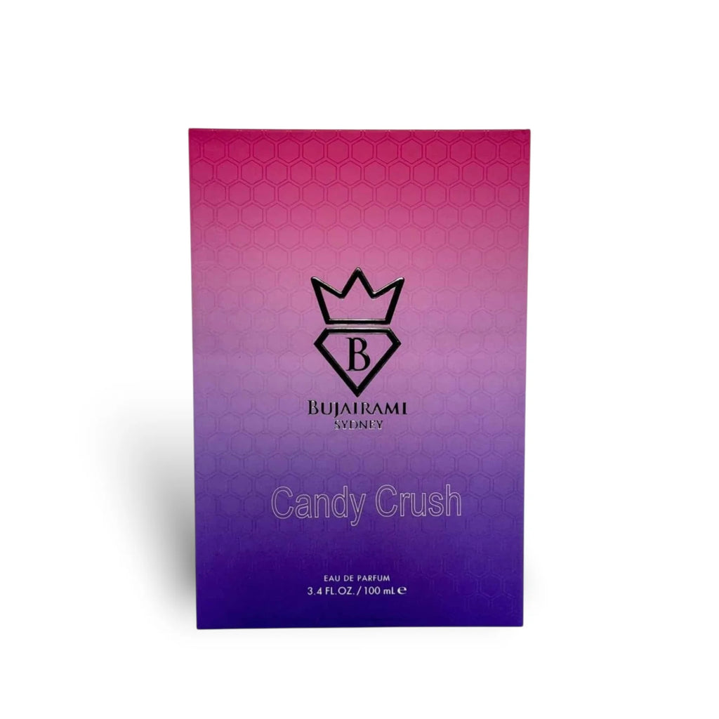 Bujairami Candy Crush Eau de Parfum 100 ml – Süßer Gourmand Duft | Marshmallow, Karamell, Jellybean & Vanille