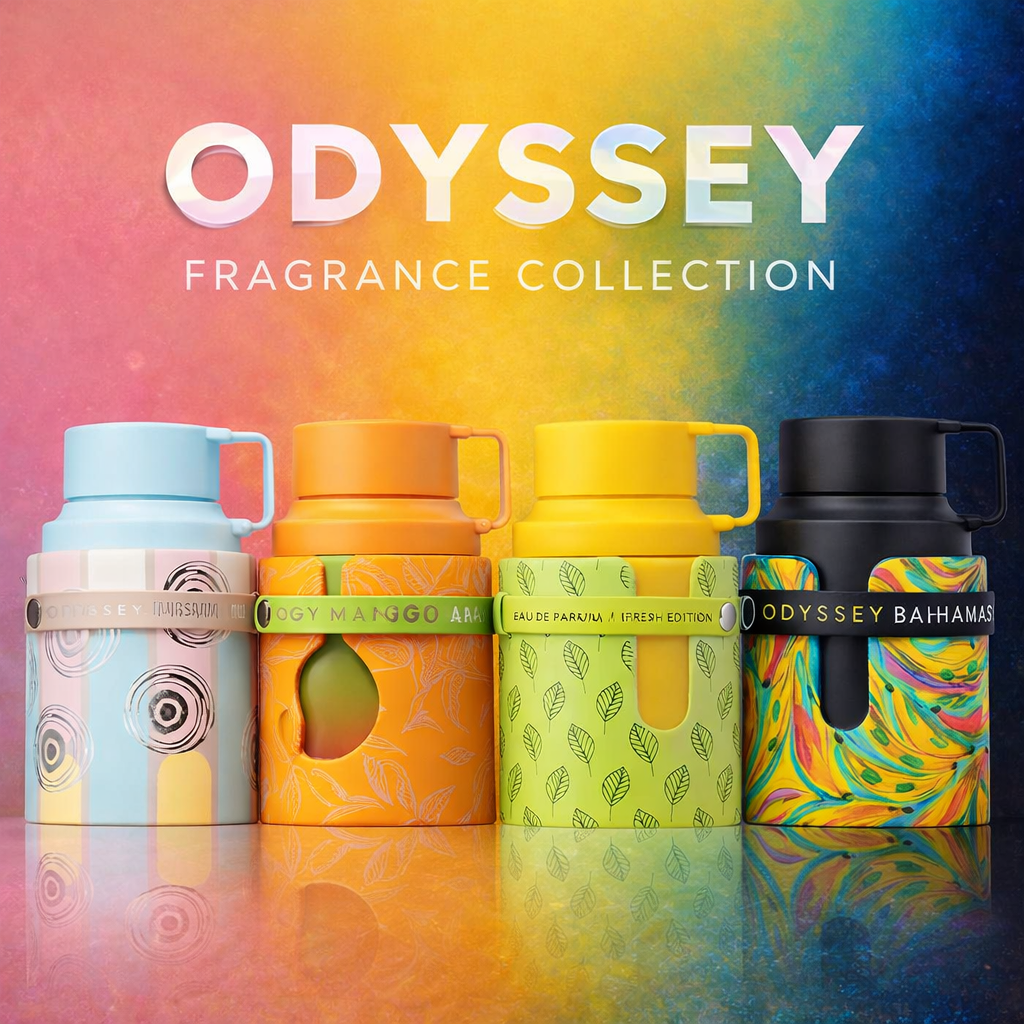 TROPICAL COLLECTION ODYSSEY MARSHMALLOW | ODYSSEY LIMONI | ODYSSEY GO MANGO | ODYSSEY BA HA MAS BY ARMAF EAU DE PARFUM 100 ML