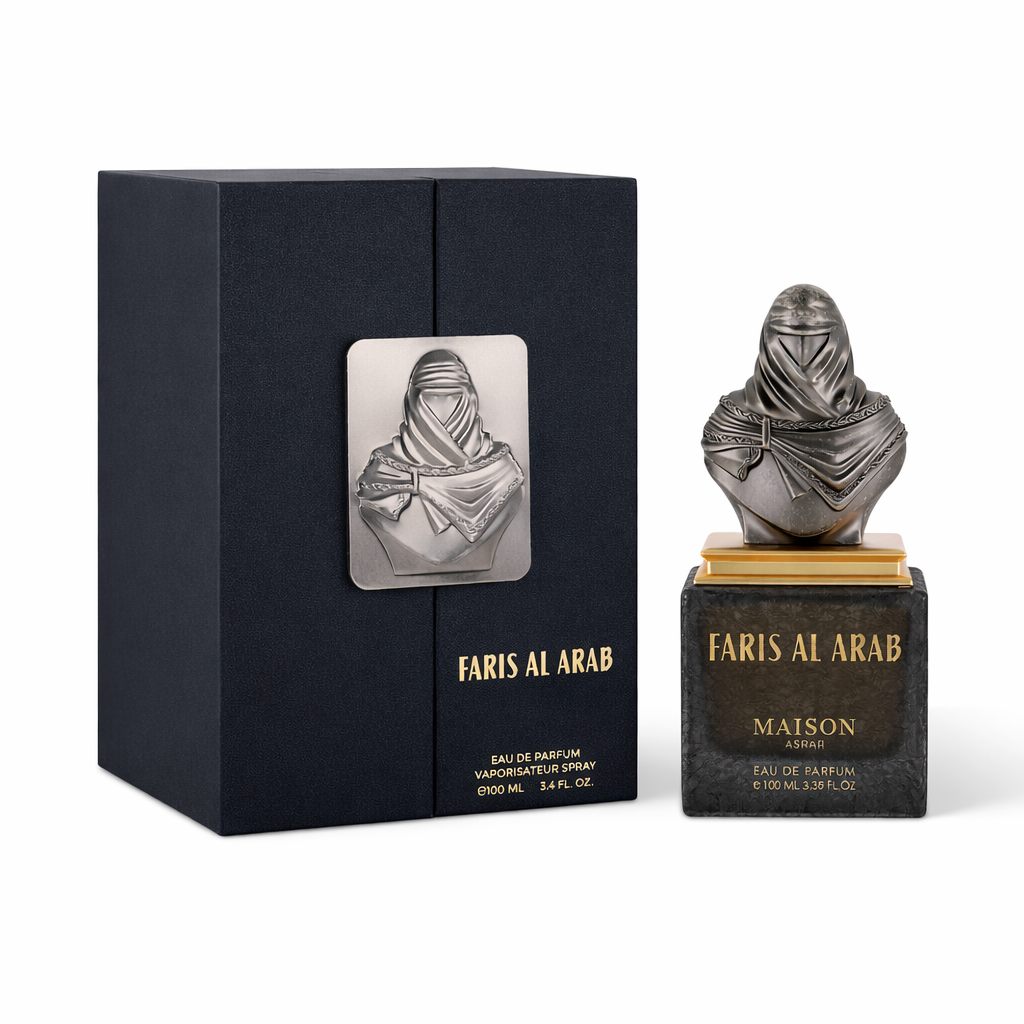 Maison Asrar Faris Al Arab Eau de Parfum 100 ml – Orientalisch-Holziger Unisex Duft | Kraftvoll & Elegant