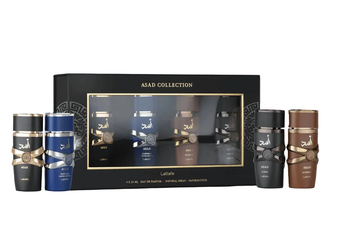 Lattafa Asad Collection  Asad | Asad Zenzibar Limited Edition | Asad Bourbon | Asad Elixir