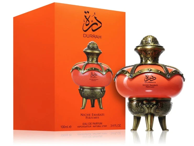 Lattafa Niche Emarati Durrah Eau de Parfum – Floral-Fruchtiger Unisex Duft | Elegant & Sinnlich