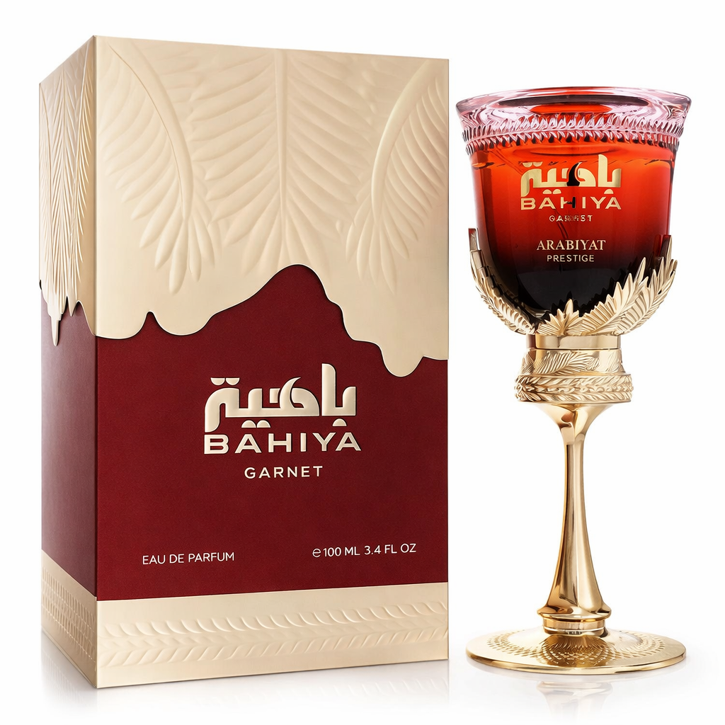 Arabiyat Prestige Bahiya Garnet Eau de Parfum 100 ml – Fruchtig-Blumiger Damenduft | Süß & Elegant