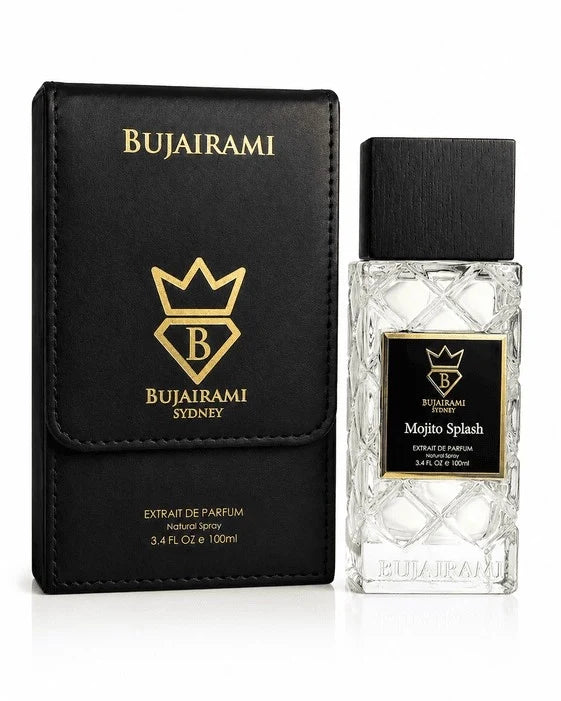 Bujairami Mojito Splash Extrait de Parfum 100 ml – Frischer Unisex Duft | Spritzig, Belebend & Sommerlich