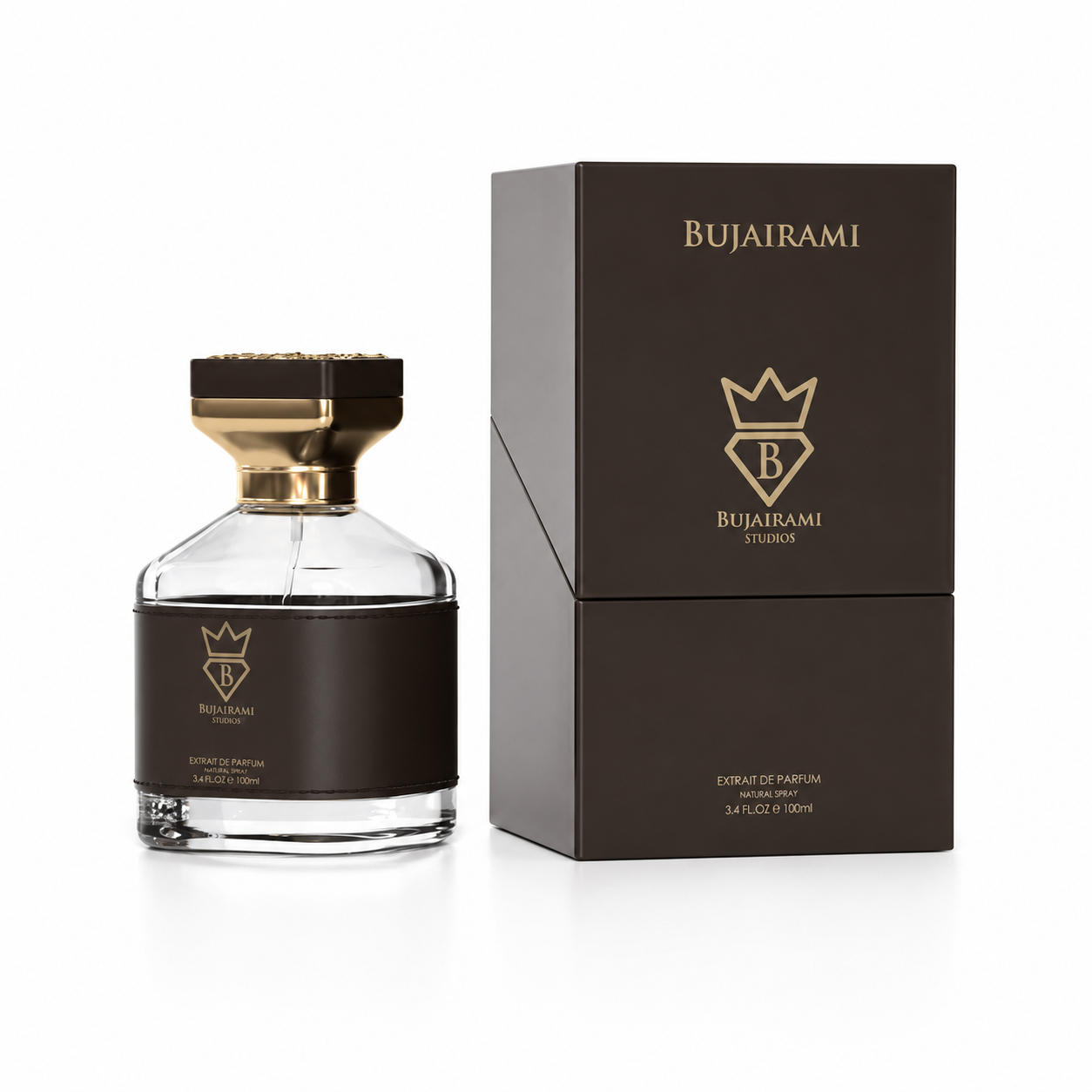 Bujairami Kingsman Extrait de Parfum 100 ml – Fruchtig-Holziger Herrenduft | Kraftvoll & Elegant