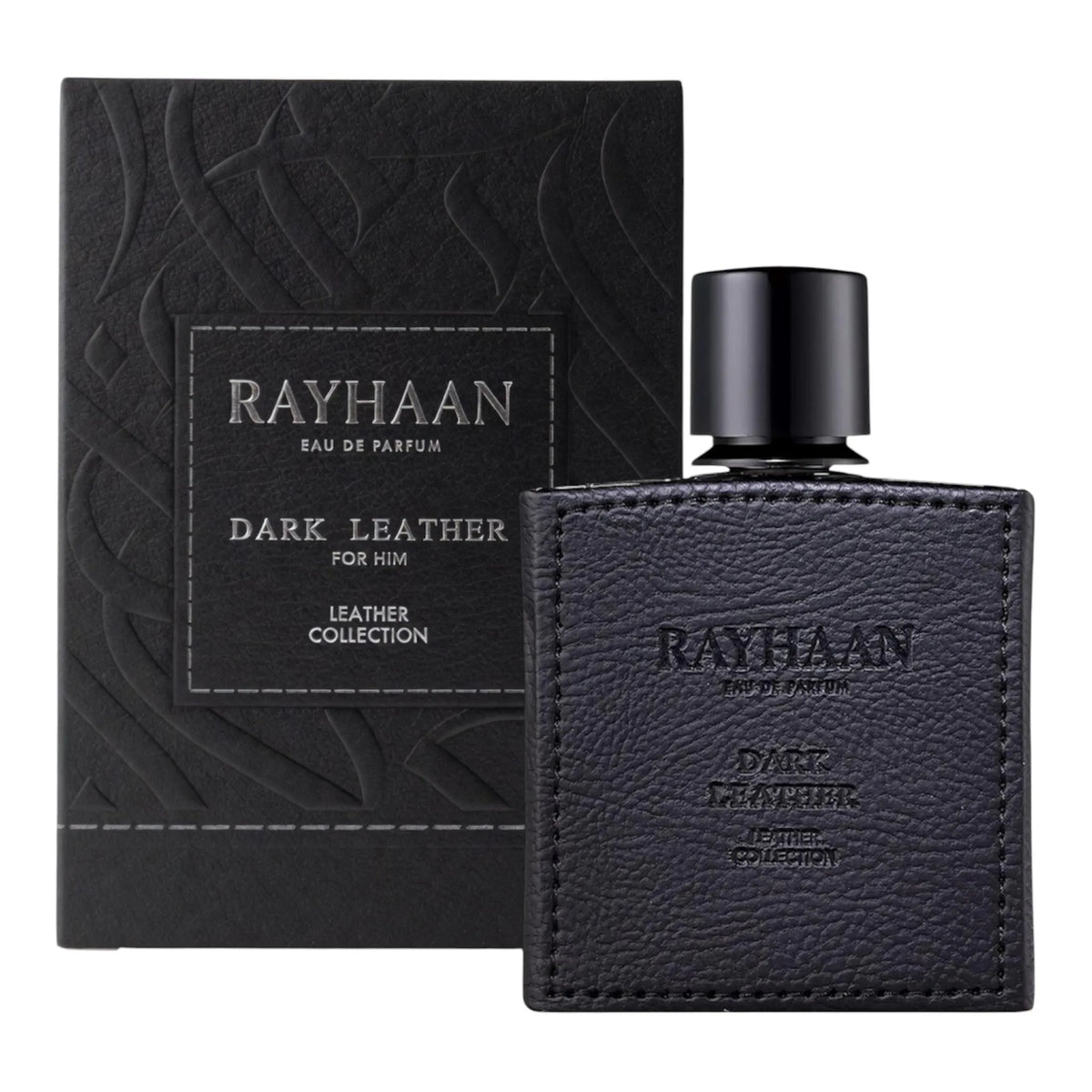 Rayhaan Dark Leather Eau de Parfum 100 ml – Intensiver Unisex Duft | Leder, Würzig, Warm & Holzig
