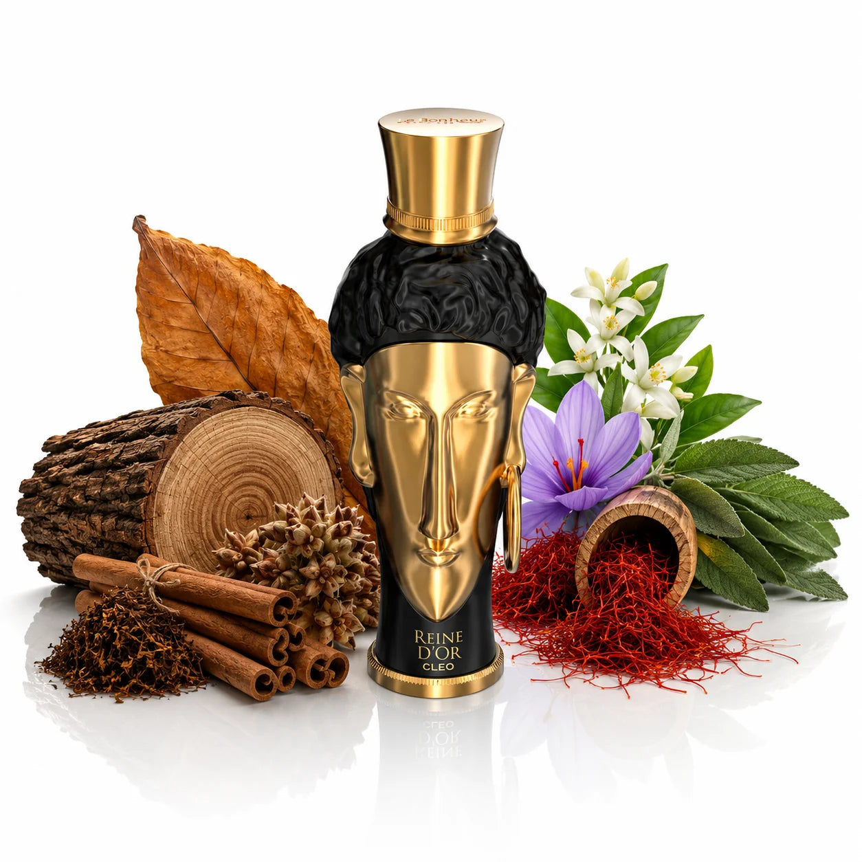 Le Bonheur Reine d'Or Cleo Eau de Parfum – Orientalisch-Würziger Damenduft | Elegant & Mystisch