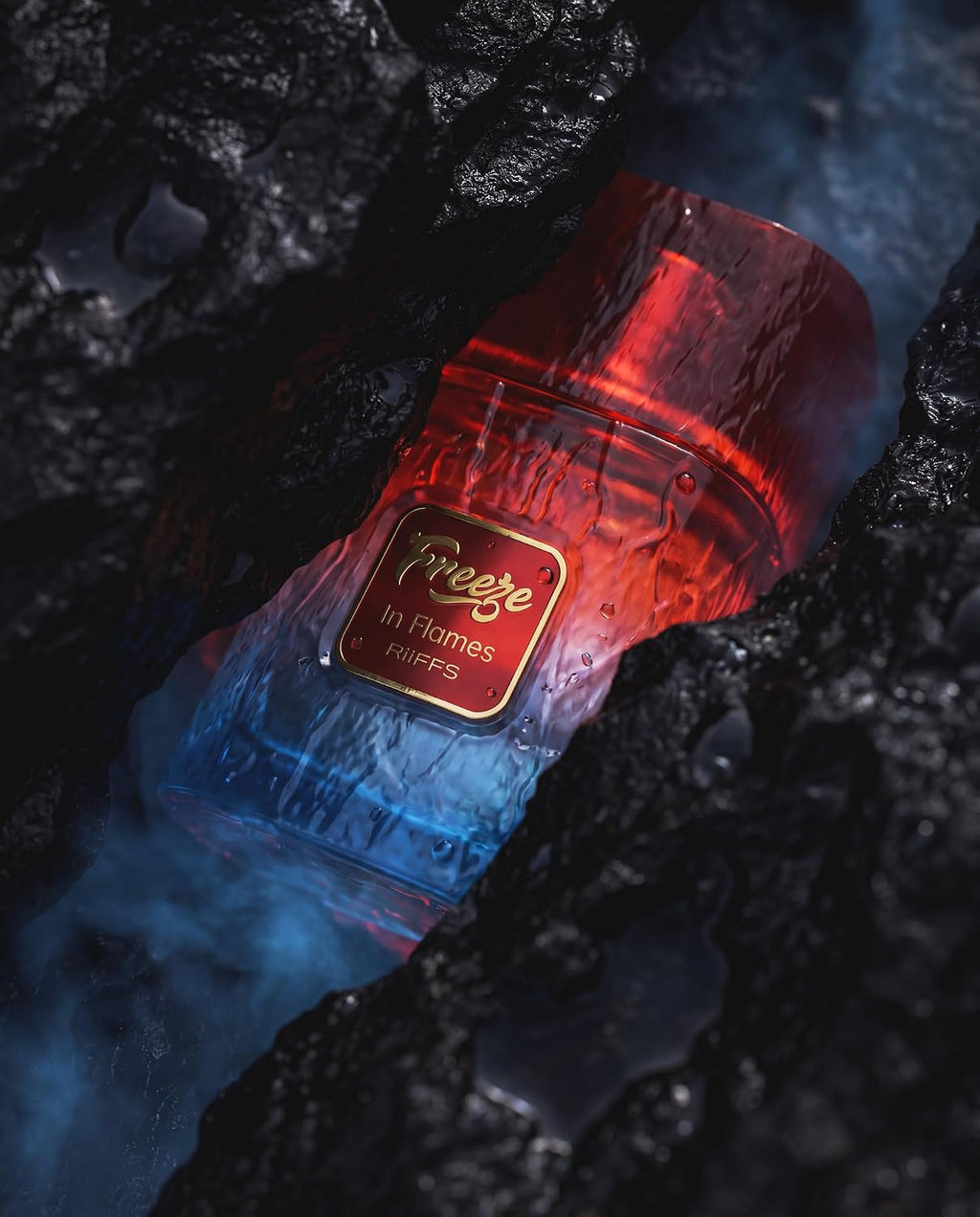 RiiFFS Freeze in Flames Extrait de Parfum 100 ml – Intensiver Unisex Duft | Frisch, Warm & Ausdrucksstark