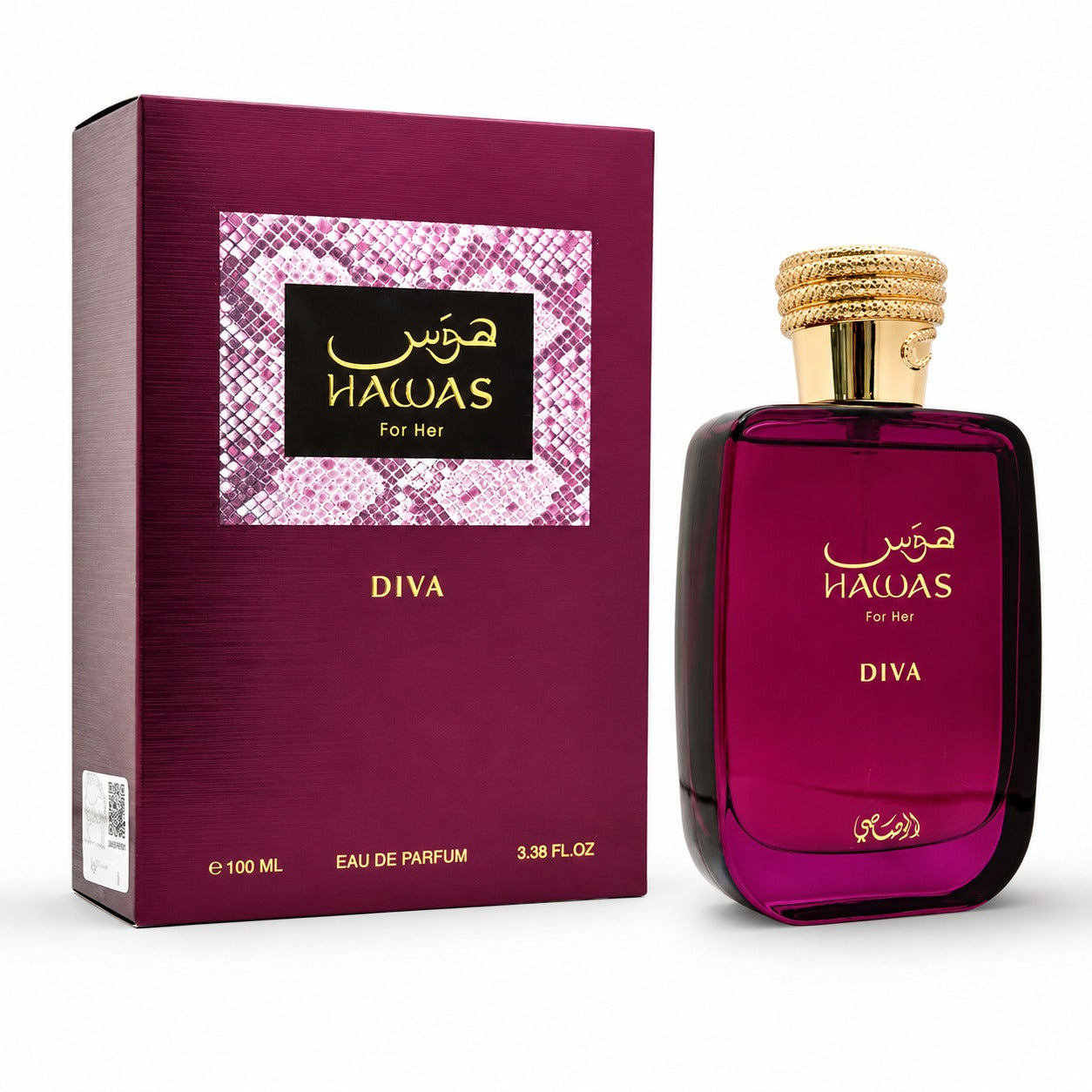 Rasasi Hawas Diva Eau de Parfum 100 ml – Fruchtig-Blumiger Damenduft | Elegant & Sinnlich