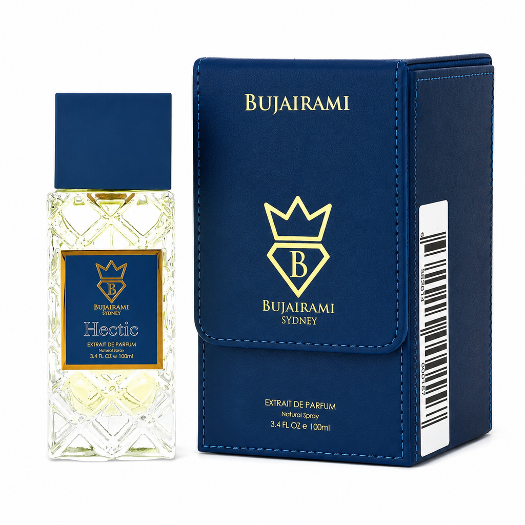 Bujairami Hectic Extrait de Parfum 100 ml – Zitrisch-Würziger Unisex Duft | Elegant & Intensiv