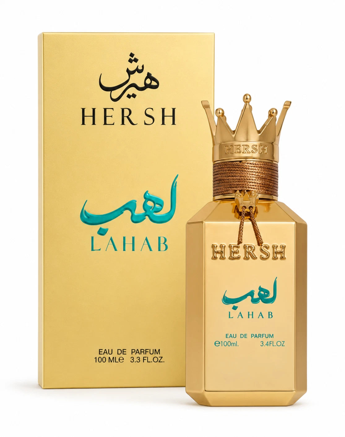 Lahab Hersh Eau de Parfum 100 ml – Intensiver Unisex Duft | Warm, Sinnlich & Charakterstark