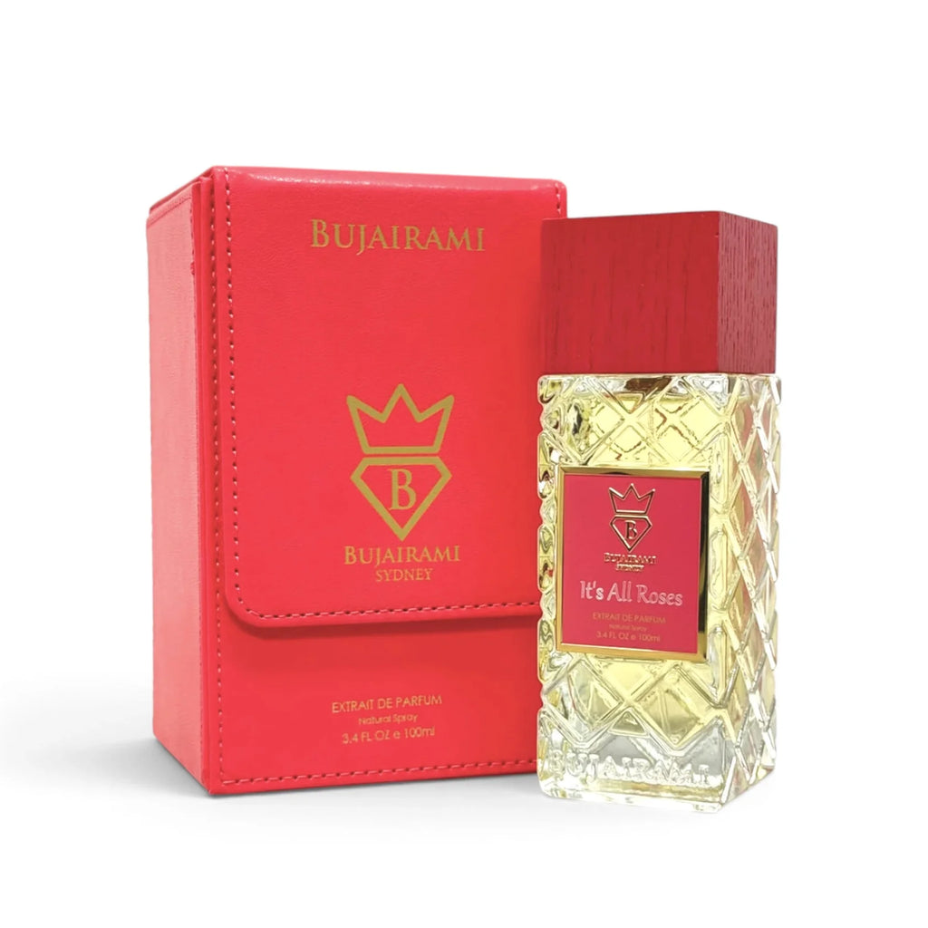 Bujairami It’s All Roses Extrait de Parfum 100 ml – Eleganter Rosenduft | Floral, Sinnlich & Luxuriös