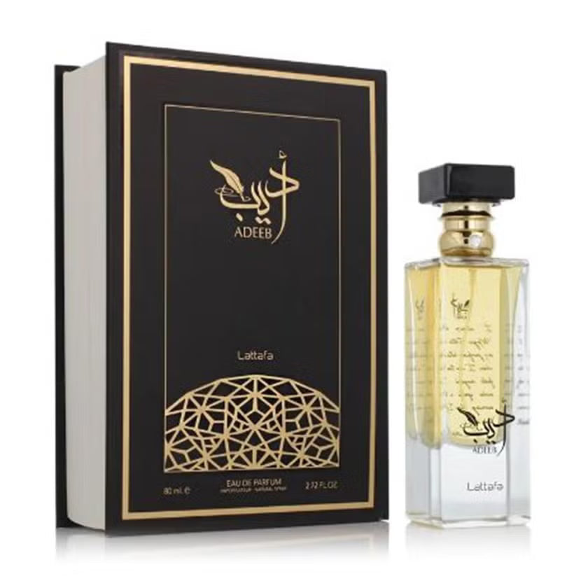 Lattafa Adeeb Eau de Parfum – Holzig-Orientalischer Unisex Duft | Rauchig & Intensiv