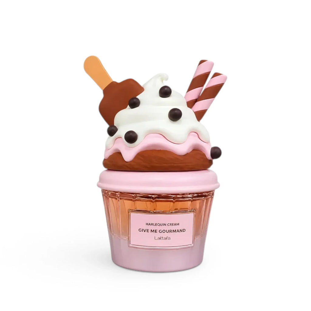 Lattafa Give Me Gourmand Harlequin Cream Eau de Parfum 75 ml – Cremiger Gourmand Duft | Süß, Verführerisch & Dessertartig