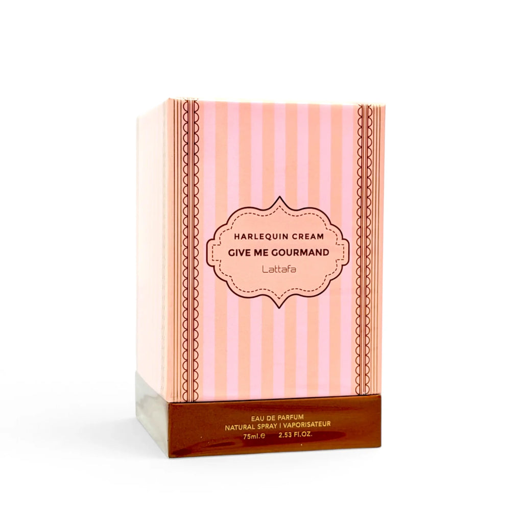 Lattafa Give Me Gourmand Harlequin Cream Eau de Parfum 75 ml – Cremiger Gourmand Duft | Süß, Verführerisch & Dessertartig