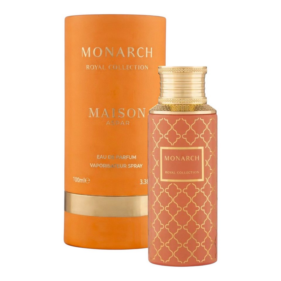 Maison Asrar Royal Collection Monarch Eau de Parfum – Gourmand-Floraler Unisex Duft | Cremig & Luxuriös