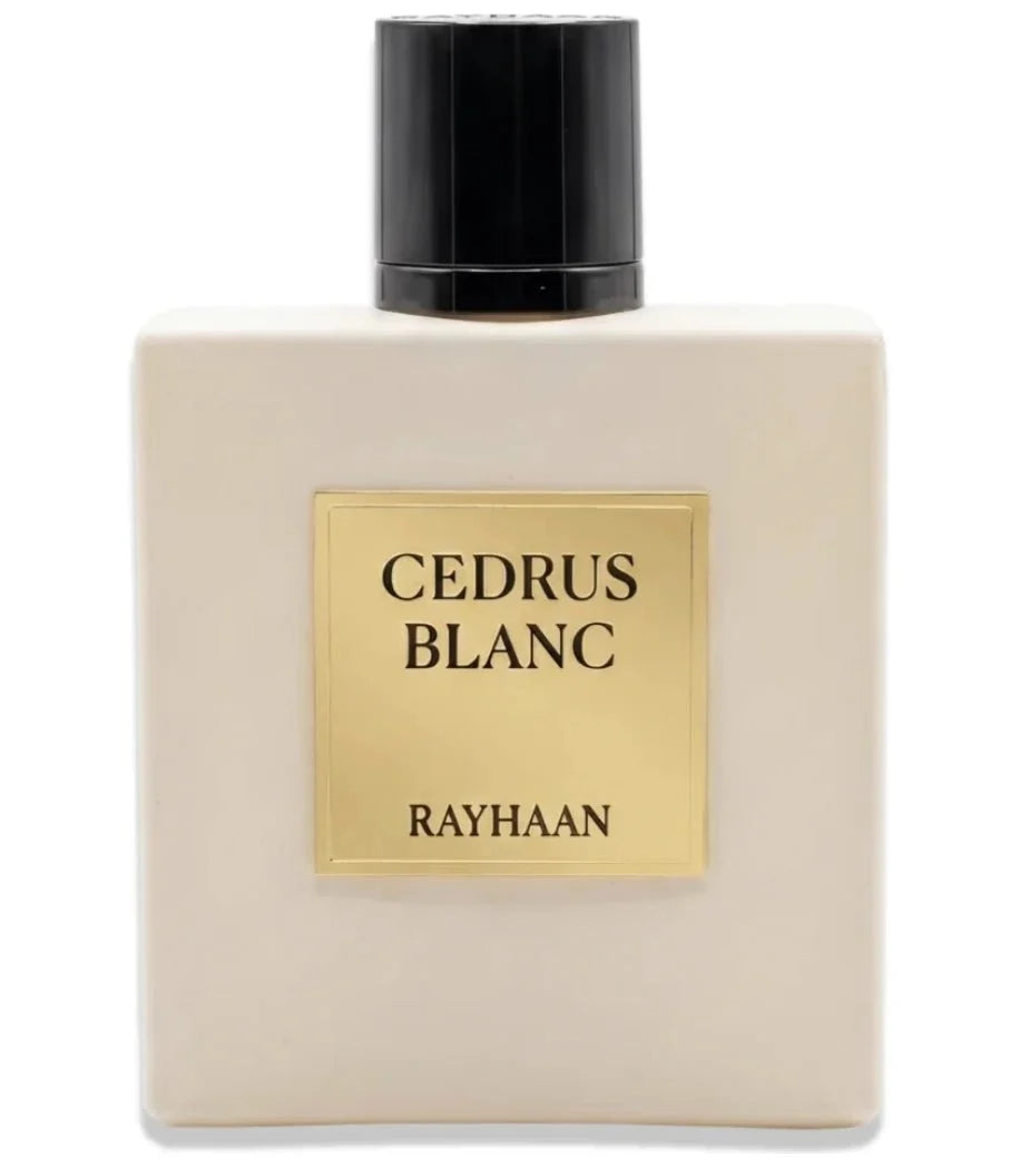 Rayhaan Cedrus Blanc Eau de Parfum 100 ml – Blumig-Holziger Unisex Duft | Frisch, Clean & Elegant