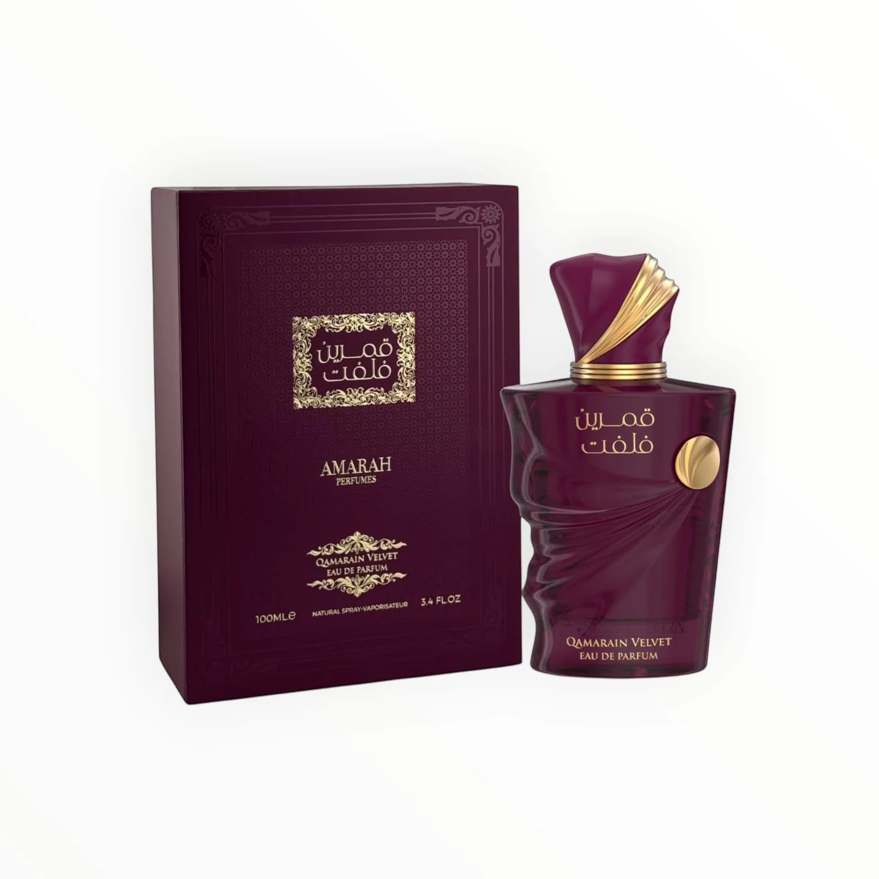 Qamaren Velvet Eau de Parfum 100 ml – Zitrisch-Blumiger Unisex Duft | Elegant & Samtig