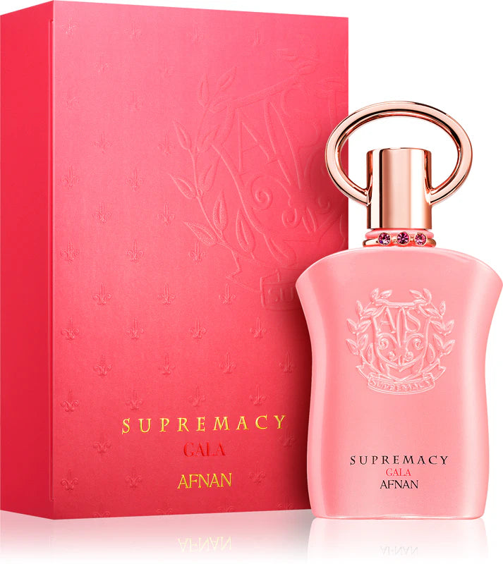 Afnan Supremacy Gala Eau de Parfum 100 ml – Süß-Floraler Damenduft | Birnenblüte, Karamell, Praline & Vanille