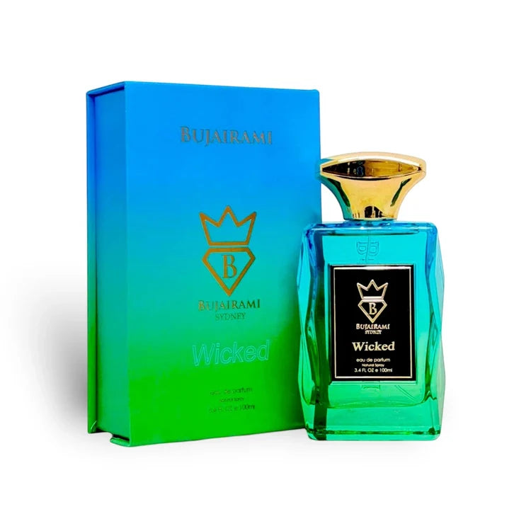 Bujairami Wicked Eau de Parfum 100 ml – Verführerischer Unisex Duft | Intensiv, Sinnlich & Geheimnisvoll