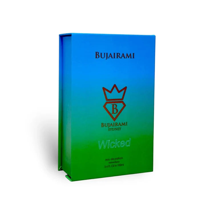 Bujairami Wicked Eau de Parfum 100 ml – Verführerischer Unisex Duft | Intensiv, Sinnlich & Geheimnisvoll